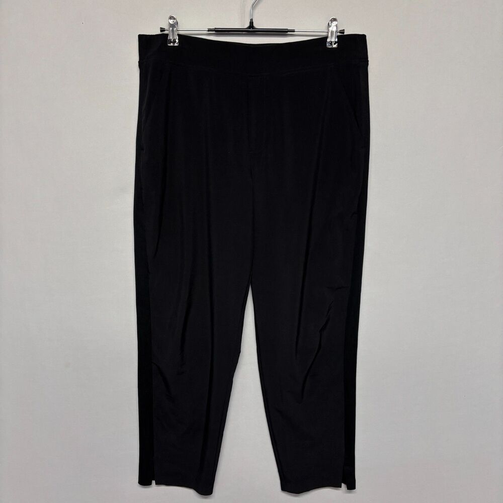 Athleta Women Brooklyn Mid Rise Ankle Pants Size 14 Black FA23 D132 -19